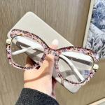 New Cross Border Colorful Large Frame Glasses