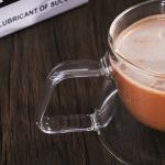 Coffee Cup With Handle - Heat Resistant Cold Double Wall Glass