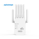 5G Dual-Band 6-Antenna 1200M WiFi Signal Amplifier;1200Mbps Signal Booster 2.4G Signal Amplifier