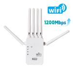 5G Dual-Band 6-Antenna 1200M WiFi Signal Amplifier;1200Mbps Signal Booster 2.4G Signal Amplifier