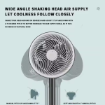 Energy-Saving Silent Floor Fan